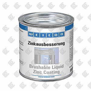 Защитное покрытие Цинк Brushable Zinc Coating, WEICON (расход 1,25г/см3, 375 мл),