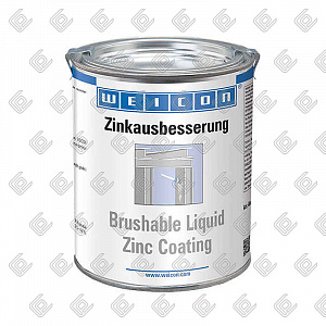 Защитное покрытие Цинк Brushable Zinc Coating, WEICON (расход 1,25г/см3, 750 мл)