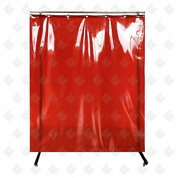 Сварочная штора Weldtex PVC (2000х2000 мм, красная, 6 DIN)