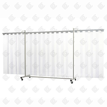 Защитный экран Robusto Triptych XL "CLEAR" 435х210см с прозрачной полосой 300x2мм