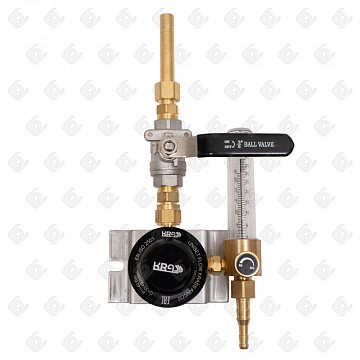 Пост газовый (точка отбора) UNISET FLOW AR/CO2 (углекислый газ/аргон), KRASS