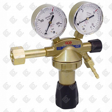 Редуктор газовый DIN HE, ARV0160 GCE (Гелий; 200/10 бар; вх. W 21,8x1/14"; вых. G1/4"; )