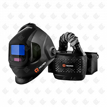 Маска сварщика TECMEN ADF 930S TM29 PAPR с турбоблоком (5-13 DIN, черная)